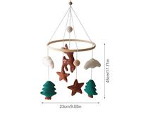 Eventerde Carillon Per Culla - Carillon Nursery In Legno Con Animali,per Passeggino Fatti a Mano per Camera dei Bambini Nanna Viaggio Gioco Compleanno