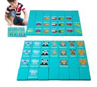 Eventerde Carte assortite per,Carte assortite educative, gioco di puzzle di sviluppo delle abilità per le attività di apprendimento precoce, giocattolo per, per la casa, i viaggi,