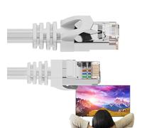 Eventerde Cavo patch Ethernet Cat 6, cavo patch Cat 6 - Cavi di rete pesanti ad alta velocità da 10 piedi | Accessori per computer da 10 Gbps, cavi metallici Internet per