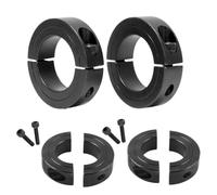 Eventerde Collana per albero doppia spaccata, foro di bloccaggio per uso industriale, morsetto ad albero a doppia apertura efficace per il montaggio e la manutenzione domestica e per