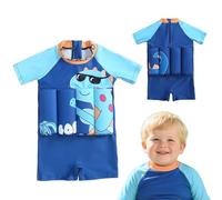 Eventerde Costume da bagno galleggiante per tutti i piccoli, costume da bagno per ragazzi e ragazze con bracciale galleggiante, gilet da nuoto galleggiante, anti schizzi, ad asciugatura rapida, per
