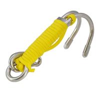 Eventerde Ganci per immersioni sotterranee, Ganci per barriera corallina subacquea,Gancio per immersione in acciaio inossidabile con corda - Attrezzature di sicurezza, Design O-ring, Corda