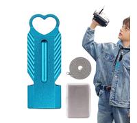 Eventerde Hisson Survival Security, fischio di sicurezza in alluminio | Doppio tubo di sopravvivenza Stridente a Forte Cordino per Kayak,Aiutare a salvare la chiamata al nuoto Sportivo