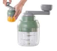 Eventerde Hopper a mano per la cucina, tritacarne manuale di cibo - Processore di verdure a polsino a mano portatile ,Insalata dica piccola multifunzione miniera d'aglio per la cucina