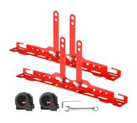 Eventerde Kit Strumenti Regolazione Assetto Ruote - Piastre Di Regolazione Robuste,Attrezzatura Bilanciatura Ruote per Veicoli Moto Auto Barche Biciclette Officina Professionale Garage Riparazione