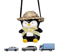Eventerde Ornamento per auto a forma di animale oscillante,Fascino oscillante per ciondolo animale | per interni per auto, decorazione elegante per specchietto retrovisore che migliora lo