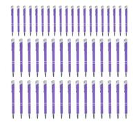 Eventerde Penna Executive, 50 penne stilografiche in metallo, eleganti penne con clip in argento multifunzione per élite aziendali, professionisti della salute, scuola, viaggi, casa e insegnanti