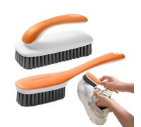 Eventerde Scrubber per lavanderia, pennello per macchine per lavanderia | 2x spazzola per scarpe da - Impugnatura ergonomica, strumento di pulizia domestica multiuso per rimuovere macchie difficili,