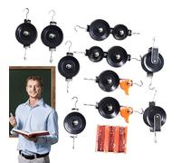 Eventerde Set pulley | Metallo fisica strumenti didattici, di puleggia per esperimenti e lezioni - per studenti bambini insegnanti autoapprendimento concetto pratica giocattolo educativo