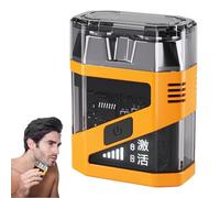 Eventerde Shavers for Men, Mens Electric Razor - Rasoio tascabile con display a LED,Rasoio a doppia testa lavabile, strumento di rasatura ricaricabile per pelle liscia
