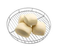 Eventerde Supporto per barbecue | riutilizzabile 24 cm resistente al calore - griglia di cottura rotonda - per cottura di raffreddamento, barbecue all'aperto, arrostimento, essiccazione frittura