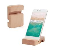 Eventerde Supporto Telefono Legno 8x6x2cm Riposa Telefono 2 Pz Portatile Doppia Slot Supporto Del Telefono Cellulare Supporti Telefono per Guardare Un Film O Partecipare A Una Riunione Virtuale
