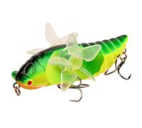 Eventerde Swimbaits per la al bar, esche da in fiume | Esca dura Swimbaits Cigale,Esche artificiali realistiche da 7,5 cm per oro, trota e bar, esche per acqua e