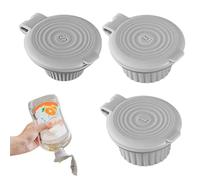 Eventerde Tappi di scarico per bottiglie, tappi per bottiglie sul retro, set di protezione pieghevole 3X - Tappi per bottiglie a testa in giù per shampoo sigillati per lozioni e shampoo