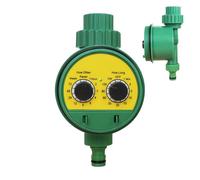 Eventerde Timer di irrigazione giardino - programmatore di irrigazione,Timer di irrigazione programmabile a doppio pulsante per giardino e spazi esterni