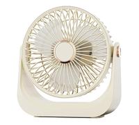 Eventerde Ventilatore da scrivania silenzioso - Ventilatore da tavolo rinfrescante silenzioso | Ventilatore portatile silenzioso con testa orientabile a 90°, batteria ricaricabile e montaggio a parete