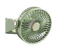 Eventerde Ventilatore da tavolo per camera da letto - Ventilatore da tavolo rinfrescante silenzioso | Ventilatore portatile silenzioso con testa orientabile a 90°, batteria ricaricabile e montaggio
