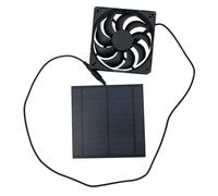 Eventerde Ventilatore solare per pollaio,Ventilatore solare per capanno di pollame | Kit di scarico 'aria multiuso Economico per campeggio - Escursioni all'aperto Picnic