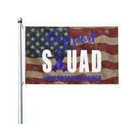 eventi all'aperto Decorazione esterna Support Squad Colorectal Cancer Awareness Flag Resistente alle intemperie Bandiera resistente alle intemperie 3x5 Ft per Feste e celebrazioni,camere da letto