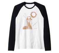 Evento Solare con Occhiali da Sole Eclissi D'Oca Divertente 12 Agosto 2026 Maglia con Maniche Raglan
