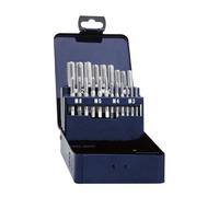 Eventus by Exact 10701 - Set per filettare, 21 pezzi, HSS M3-M12, sistema metrico, maschio a mano (maschio sbozzatore, maschio intermedio, maschio finitore)