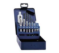 Eventus by Exact 20334 HSS M3-M12 - Set per filettatura da 15 pezzi, con punte elicoidali Ø 2,5-10,2 mm e giramaschi regolabile 1 1/2