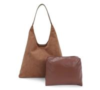 EVEOUT Borse Tote Pelle Scamosciata da Donna Borse a spalla Velluto Borse Hobo Colore Solido Borse a tracolla per Lavoro Università Vacanza