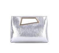 EVEOUT Pochette da Donna in Pelle Sintetica Elegante Clutch da Sera con Chic Manico e Chian per Feste,Matrimoni e Casual