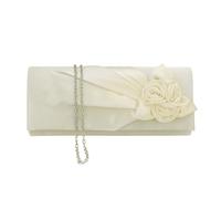 EVEOUT Pochette e Clutch Borsa da Donna Fiore Raso Borsa a tracolla Borsa da sposa per il matrimonio Festa Ballo studentesco