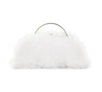 EVEOUT Pochette in Pizzo per Donne Elegante Borsa da Sposa in Pizzo Clutch da Sera con Catena Borsa a tracolla per Festa Matrimonio Ballo