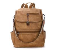 EVEOUT Zaino da Donna Antifurto in Ecopelle con Scomparto per Computer Portatile e Tracolla,Borse a zainetto per viaggi,scuola,lavoro