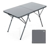 EVER ADVANCED Tavolo da camping pieghevole 120x60cm Tavolo pieghevole XL per 4-6 persone Tavolo pieghevole fino a 60kg con borsa da trasporto Struttura stabile per camping picnic giardino balcone