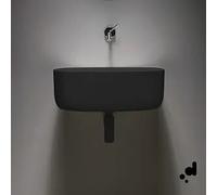 Ever Bounce Lavabo A Incasso 56x35 Poliuretano Morbido Nero Codice Prod: Evlaboun
