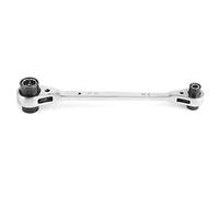 Ever Chiave a bussola, chiave a bussola, chiave a cricchetto, 821 mm 8 in 1 multifunzione 72 denti chiave a cricchetto chiave a 12 denti chiave a doppia testa strumenti di riparazione auto