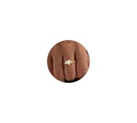EVER FAITH Argento sterling 925 creato gemma cuore bianco opale dichiarazione anelli petite oro vite foglia matrimonio promessa anello compleanno gioielli per donna, Argento sterling argento sterling