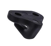 Ever Ganci di Ancoraggio per Kayak, Ganci a Forma di J a Doppio Foro 8 Pezzi di Ricambio Ganci Elastici in Nylon di Ricambio con Viti a Testa Piatta per Canoa per Kayak