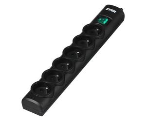 EVER OPTIMA 5M 6 SALIDAS AC 250 V NEGRO