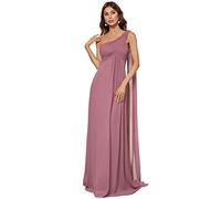 Ever-Pretty Una Spalla Abiti da Sera e Cerimonia Elegante Donna Stile Impero Chiffon Vestito da Damigella Orchidea 50