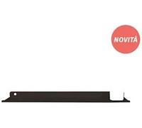 Ever Prop Mensola Alluminio Con Bicchieri Fissaggio Barra Nero Opaco Codice Prod: Evbambnn