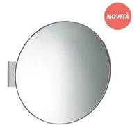 Ever Prop Specchio Fissaggio Barra Con Cornice Tondo Nero Opaco Codice Prod: Evbastbnn