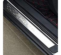 Ever TA 4 Pezzi Battitacco in Acciaio Inossidabile per Auto Sticker per MG ZS 2016-2020, Esterno Battitacco Protezione Plates Anti-Graffio Scuff Adesivi Decorativi Accessori