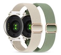 EverAct 2 cinturini in nylon per Garmin Lily 2,14 mm elastico in nylon morbido fiocco cinghie di ricambio regolabile per Lily 2 Classic/Active Smart Watch accessori per donne