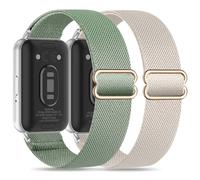 EverAct Braccialetto elastico compatibile con Samsung Galaxy Fit 3, bracciale di ricambio in nylon, accessorio per Samsung Galaxy Fit 3 SM-R390, bracciale sportivo per uomo e donna, Taglia unica