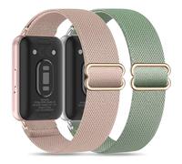 EverAct Braccialetto elastico compatibile con Samsung Galaxy Fit 3, cinturino di ricambio in nylon, accessorio per orologio da polso Samsung Galaxy Fit 3 SM-R390, bracciale sportivo per uomo e donna