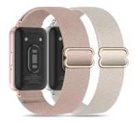 EverAct Cinturino elastico compatibile con Samsung Galaxy Fit 3 Braccialetto di ricambio per Samsung Galaxy Fit 3 SM-R390 in nylon Cinturino di ricambio Sport Cinturino per orologio da polso da uomo