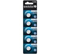 everActive Batteria a bottone al litio CR1616, 3 V, batteria più potente, durata 10 anni, 5 pezzi, 1 blister