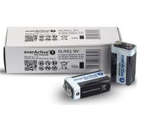 EverActive Batterie alcaline 9 V confezione da 10 pezzi Pro 6LR61 6F22 massima