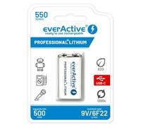 EverActive Batterie ricaricabili EVHR22-550C 9V