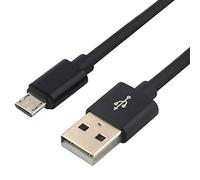 everActive Cavo Micro USB, in Nylon, Ricarica Veloce Fino a 2,4 A, Lunghezza 100 cm, Colore: Nero