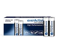 everActive Confezione da 10 batterie AA alcaline Mignon LR6 R6 1,5 V, massima potenza, durata 10 anni, 10 pezzi